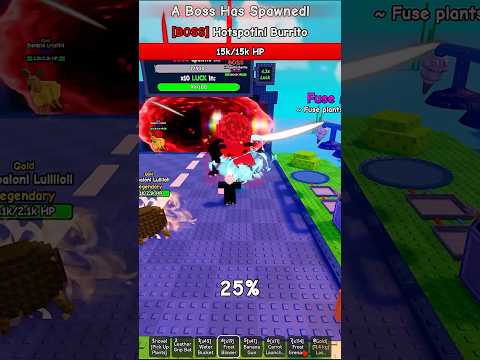 NEW BOSS BATTLE in Plants vs Brainrots! #roblox #plantsvsbrainrots