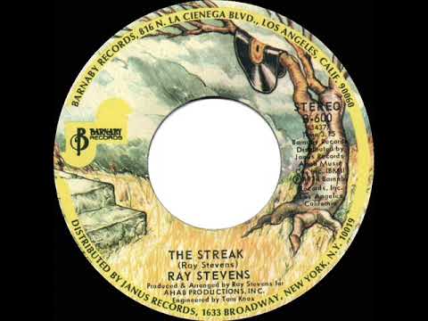 1974 HITS ARCHIVE: The Streak - Ray Stevens (a #1 record--stereo 45)