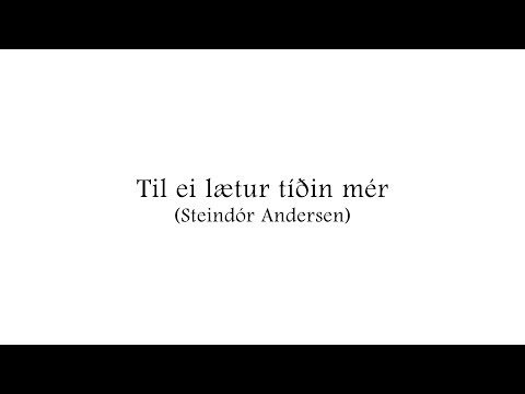 Video thumbnail for Rímur af Göngu-Hrólfi