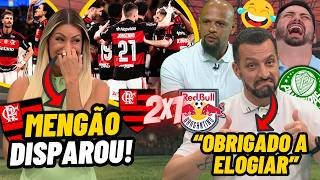Palmeiras PIPOCOU para o FLAMENGO? Renata Fan e Cicinho ZOAM Edu e FELIPE MELO CALA Denílson AO VIVO
