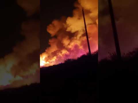 Fuego en General San Martín La Pampa (2)