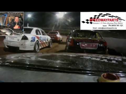 Gavin Fletcher Heat 3 in car Australian Modified Production Title 2013 - Speedway Parts.org