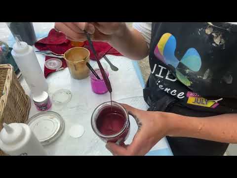 Mixing pigments for Pearl Technique | Teaching Video!