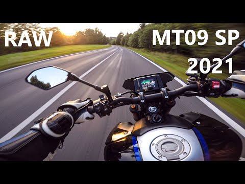 2021 | YAMAHA MT09 SP RAW SOUND | Onboard | WHEELIE