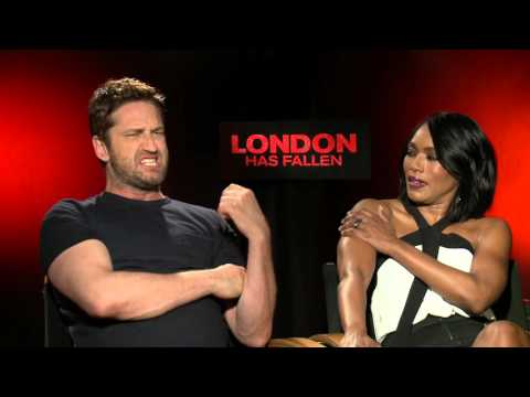 London Has Fallen: Gerard Butler & Angela Bassett Official Movie Interview | ScreenSlam