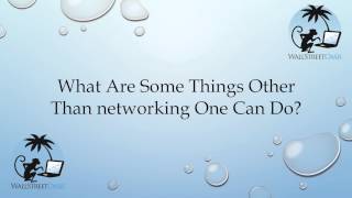 Things to Do Beyond Networking