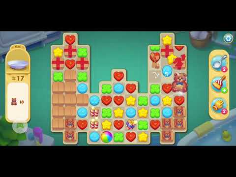 행복의저택/Matchington mansion Level 1736 Win Boosters(Gloves)/Puzzle/Matchington/mansion