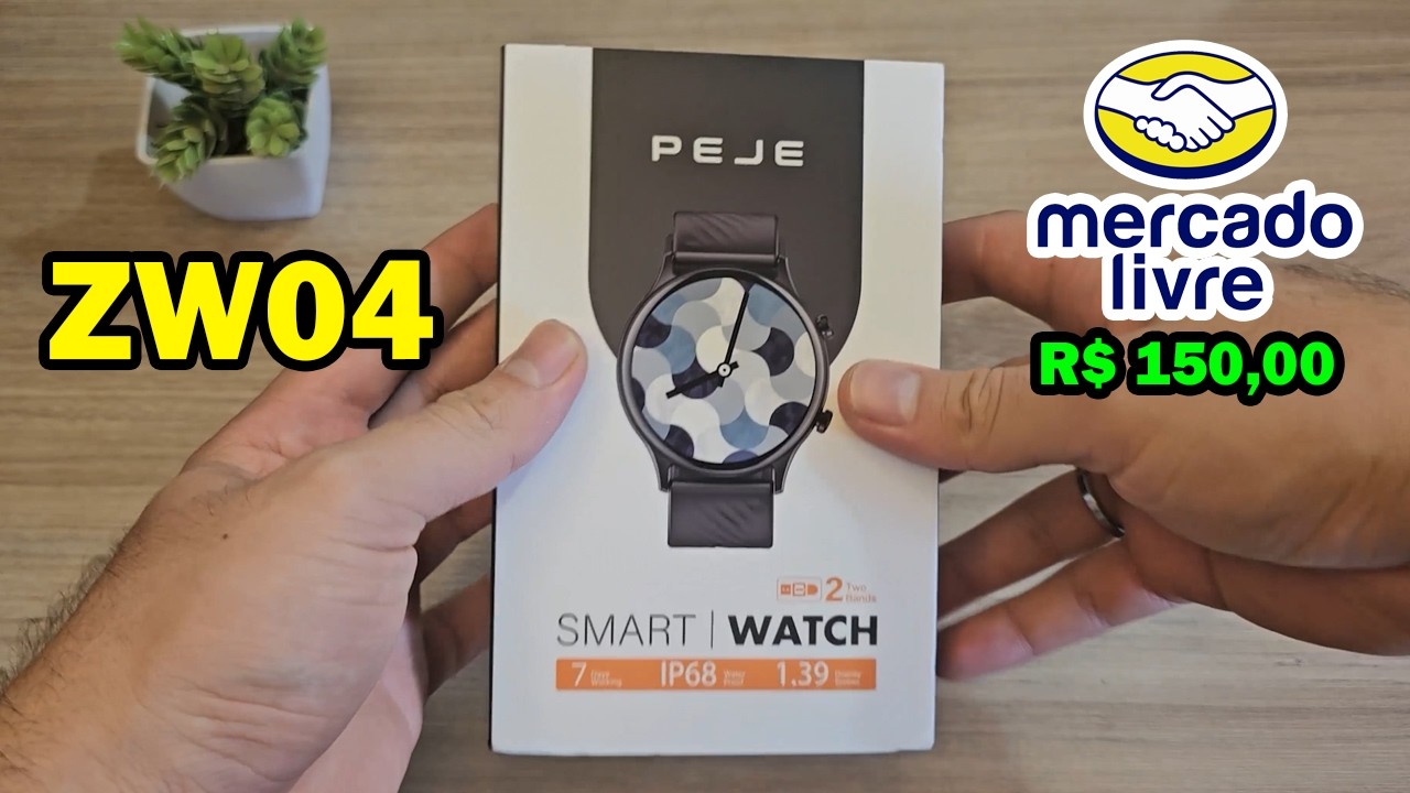 Miniatura da avaliação em vídeo de Smartwatch PEJE ZW17
