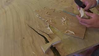 How To Install Dutchmen, Live Edge Table PT 3