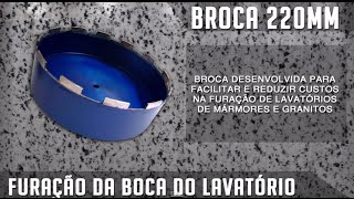 Broca Diamantada, Serra Copo, Mármore e granito JRC Diamantados