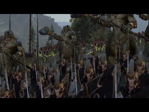 vampire coast vs wood elves warhammer 2 cinematic battle