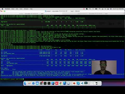 Test web application load with Locust an open source load testing tool.