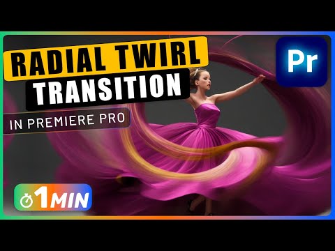How to Make a STRETCHING RADIAL TWIRL Transition in Premiere Pro