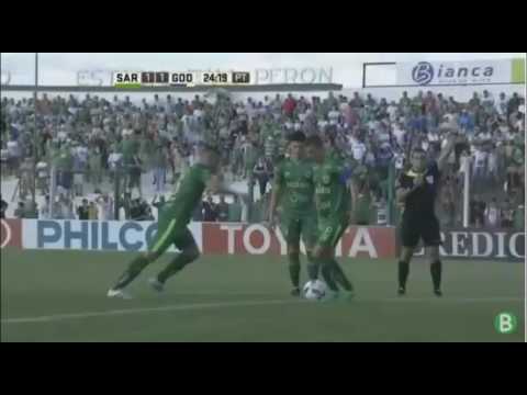 Gol Riquelmeano de Guillermo Cosaro  - Sarmiento J 0 X 1 Godoy Cruz - Fecha 11 - Liga Argentina