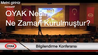 OYAK | OYAK TARİHİ | OYAK nedir ne zaman kurulmuştur Cengiz Tavukçuoğl