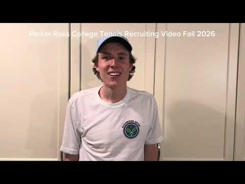 College Tennis Recruiting Video Fall 2026