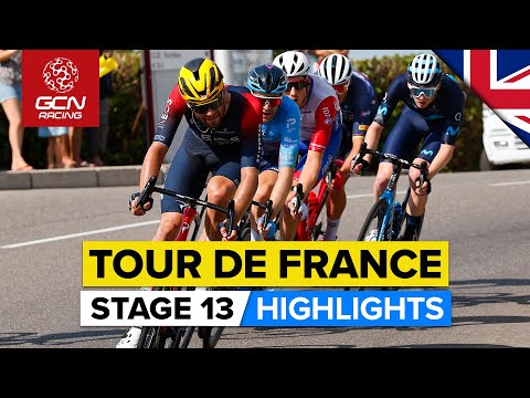 Chaotic Day Of Fast-Paced Racing! | Tour De France 2022 Stage 13 Highlights