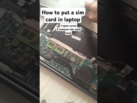 how to insert sim card in laptop#laptop