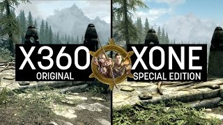 Skyrim Special Edition Graphics Comparison (XONE) VS Skyrim Vanilla (X360)