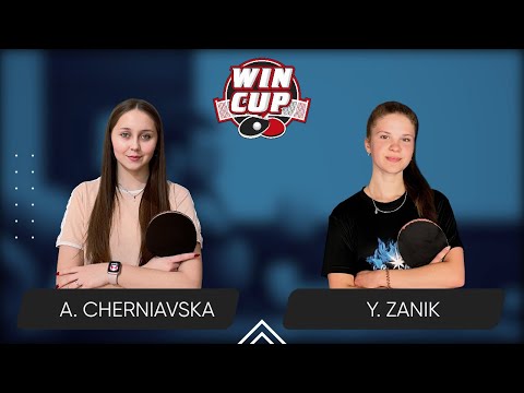 09:30 Alina Cherniavska -  Yulianna Zanik West 1  WIN CUP 15.12.2023 | TABLE TENNIS WINCUP