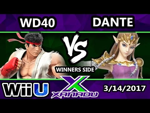 S@X 193 - WD40 (Ryu) Vs. Dante (Zelda) - SSB4 Tournament - Smash for Wii U - Smash 4