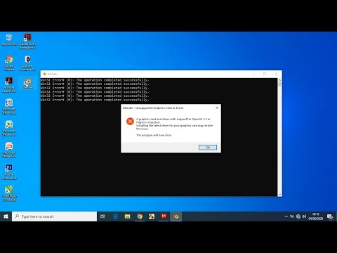 Solved Blender Unsupported Graphic Card or Driver