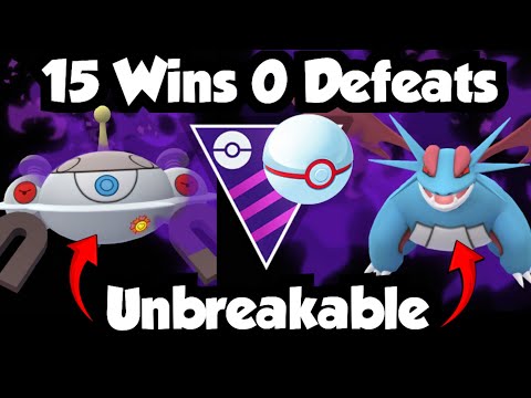 PERFECT 15-0 RUN I DISCOVERED AN UNBREAKABLE CORE Master League Premier FT Magnezone & Salamance 