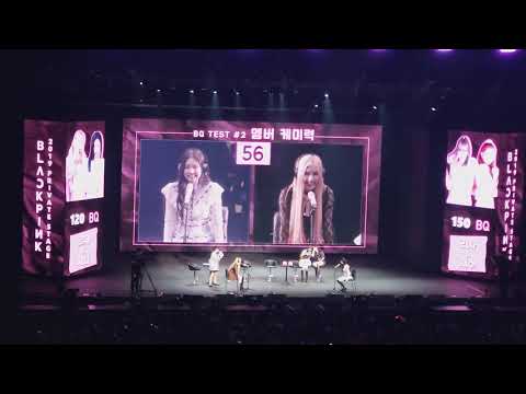 Blackpink 2019 Private Stage Chapter 1 - BQ test Jennie and Rose
