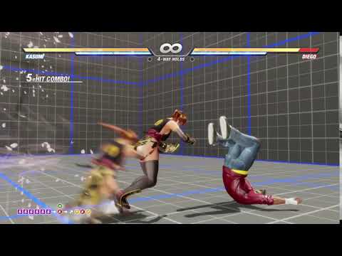 DEAD OR ALIVE 6: kasumi advanced combo 11