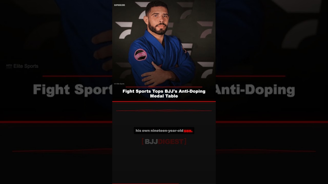 Fight Sports Tops BJJ's Anti-Doping Medal Table #Shorts