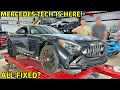 Rebuildng A Wrecked Mercedes AMG GTS! Certified Mercedes Tech Hired!!!