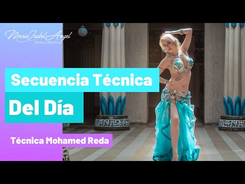 Aprende una secuencia con la técnica de Mahmoud Reda. Danza Arabe con Maria Isabel Angel.