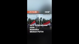 Download lagu Salut! Paskibraka Rela Berputar Demi Kibarkan Bendera Merah Putih #Shorts mp3