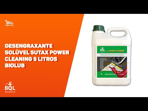 Desengraxante Solúvel Sutax Power Cleaning 20 Litros   - Video