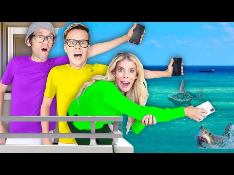 Last to Drop iPhone Wins $10,000 Challenge in Hawaii! **Worst Idea** Matt and Rebecca