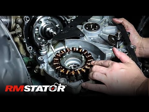 How To Install an Arctic Cat 400 & Suzuki Eiger ATVs Heavy Duty Improved Stator Flywheel RM11502