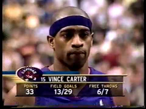 NBA 2001 Playoffs- Raptors vs Sixers- final minute