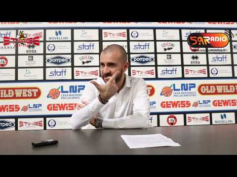 Post-partita Staff Mantova - Treviglio con coach Di Paolantonio e Infante