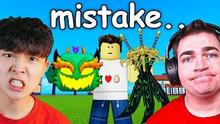 I Forced Steak to Play Blox Fruits on Stream