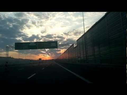 Przejazd Autostradą A2 z Pruszkowa do węzła Konotopa