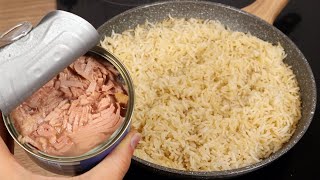 Do you have rice and canned tuna at home? Easy, Quick and very Tasty recipe.