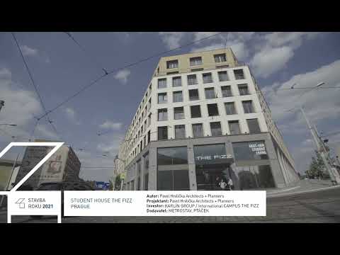 STAVBA ROKU 2021 - STUDENT HOUSE THE FIZZ Prague