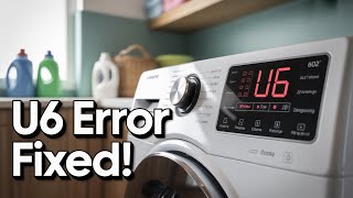 How to fix Samsung washer u6 error code! **FULL GUIDE**