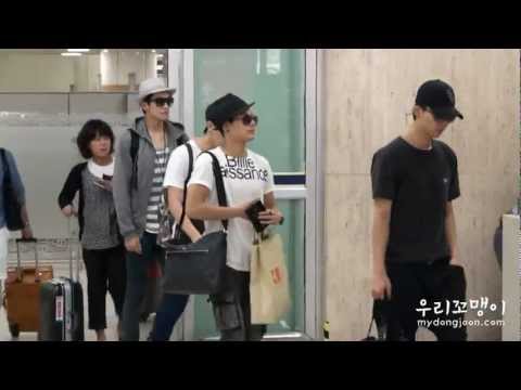 [FANCAM]120731 Gimpo airport - ZE:A Dongjun