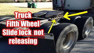 Fix Frightliner International Fifth wheel slide not Releasing!!!!