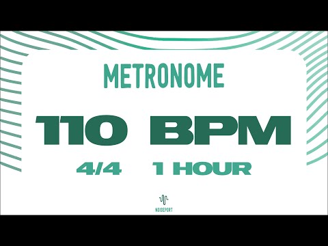 110 BPM Metronome [1 HOUR]