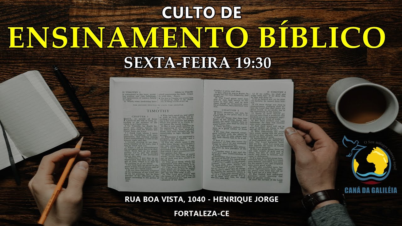 CULTO DE ENSINAMENTO BÍBLICO - 01/11/2024