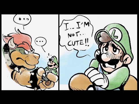 Luigi is NOT CUTE?! (Mario Comic Dub)