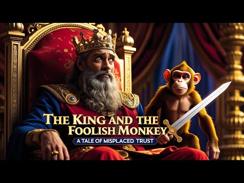 King and Foolish Monkey | Moral Stories In English | Short Story In English | Animated Fairy Tales