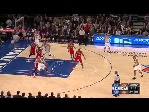 Carmelo Anthony vs Philadelphia 76ers 02.12.2014 (12Pts)